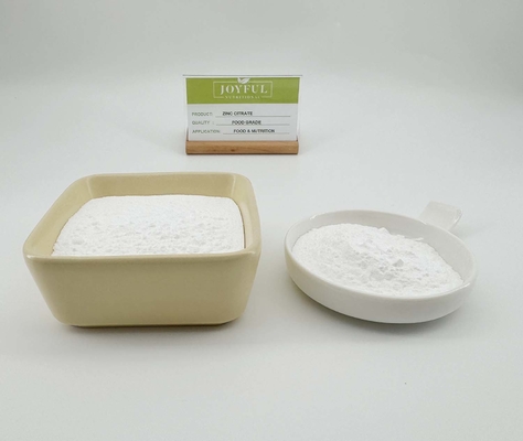 acheter Citrate de zinc organique trihydrate en poudre Cas 546-46-3 fabrication en ligne