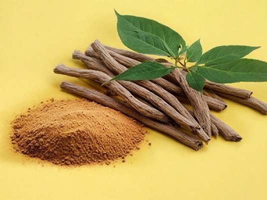 acheter Poudre d'extrait de racine d'ashwagandha antioxydant avec 5% de withanolide Cas 90147-43-6 fabrication en ligne
