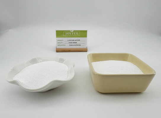 Poudre de lactate de L-calcium soluble en blanc Granules microcristallins