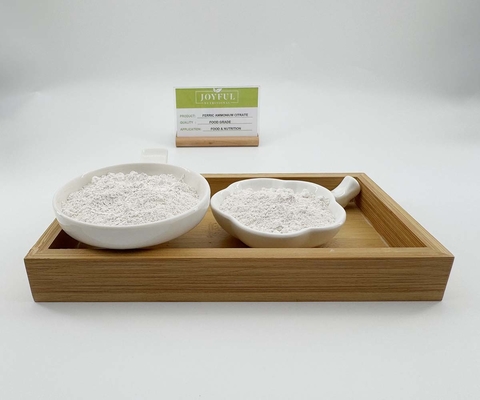 Granules de citrate d'ammonium ferrique vert solubles dans l'eau Cas 1185-57-5