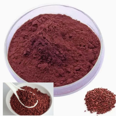 Suppléments de cholestérol Poudre d'extrait de levure de riz rouge avec 5% de monacoline K
